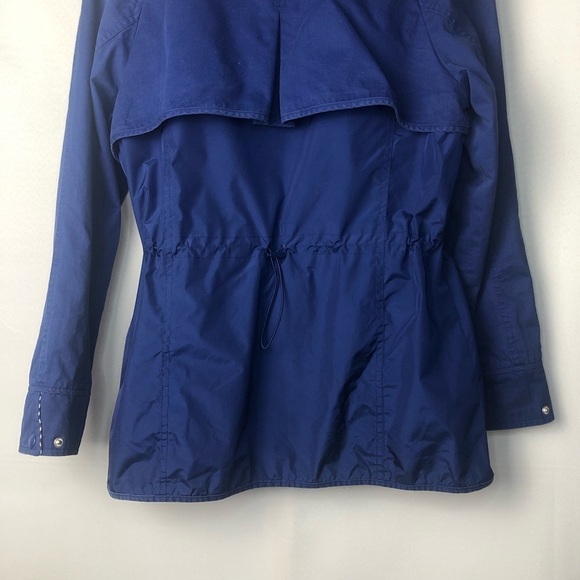 Lacoste Blue Full Zip Riding Jacket M - Picture 6 of 6